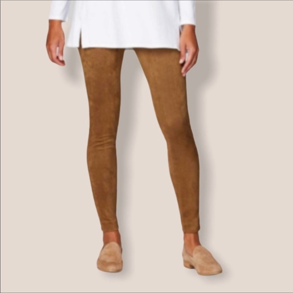 Cognac Faux Suede NWT Legging XL